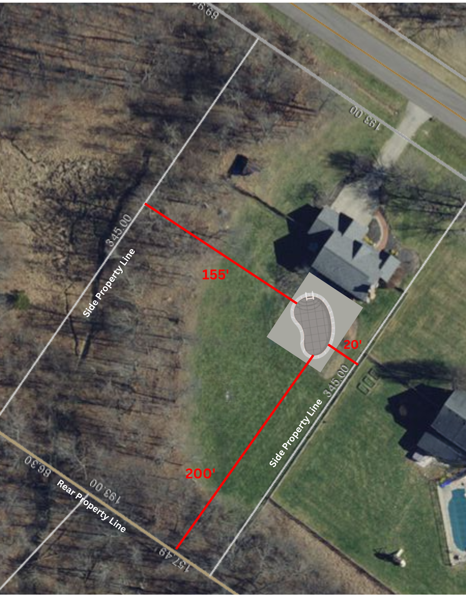 Example Site Plan: Pools