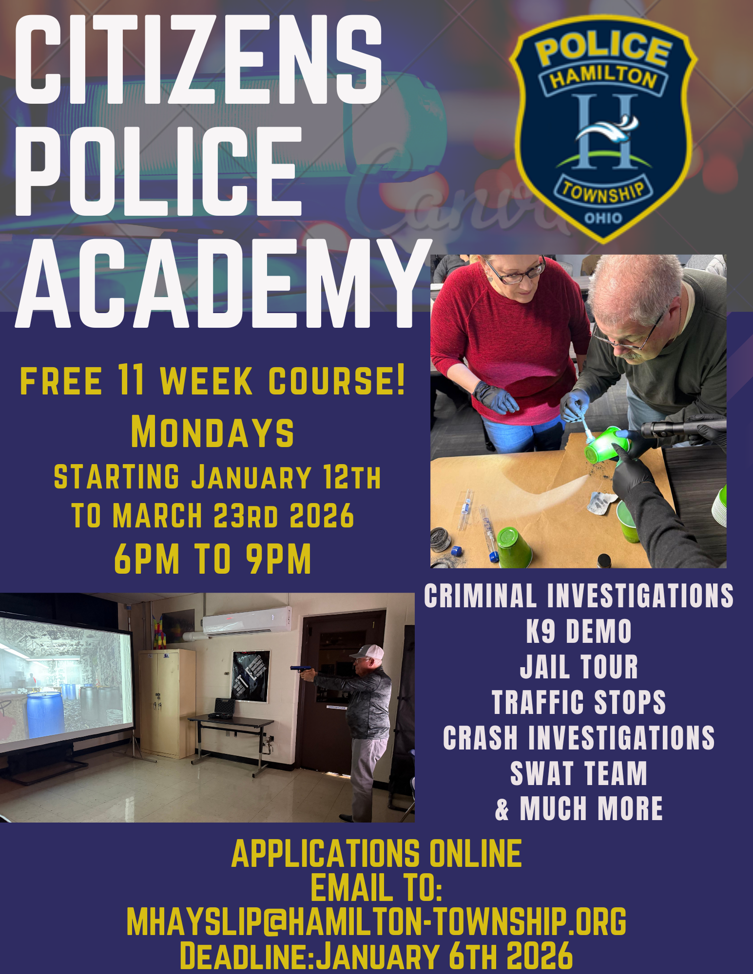 Citizen Police Academy 2026