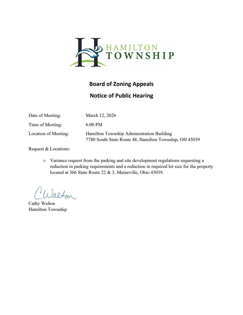 Board of Zonign Appeals 3.12.26