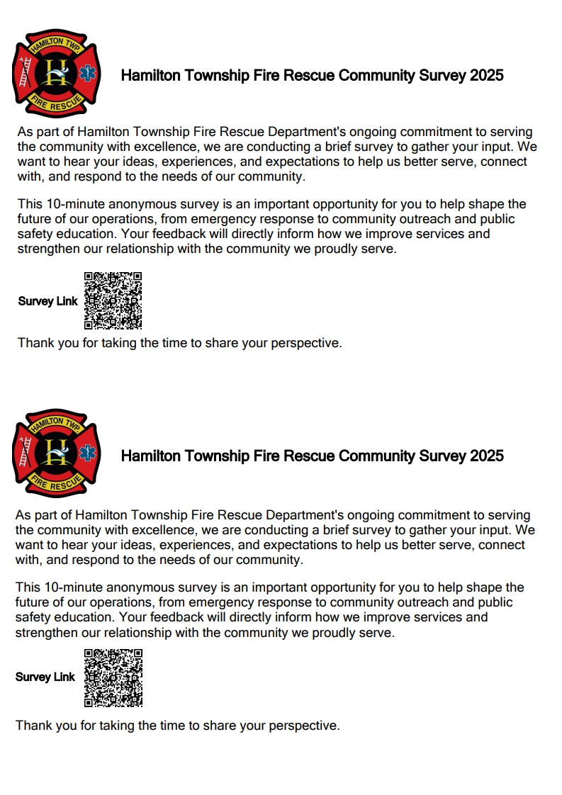 Fire Dept Survey